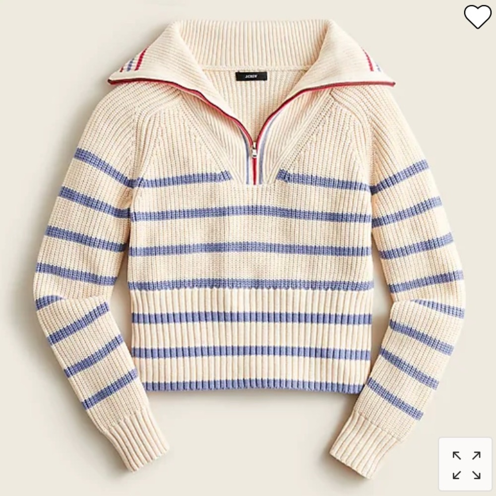 J. Crew cotton-cashmere sweater NWT